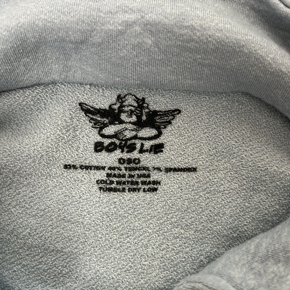Boys Lie Blue Cupid Collared Hoodie Sweatshirt - Picture 5 of 6